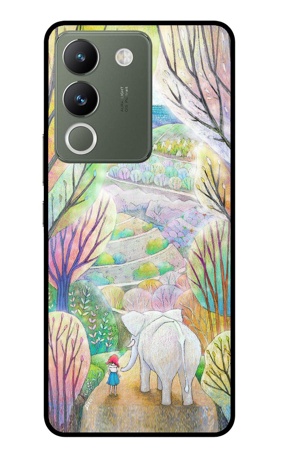 Nature Painting Vivo Y200 5G Glass Case