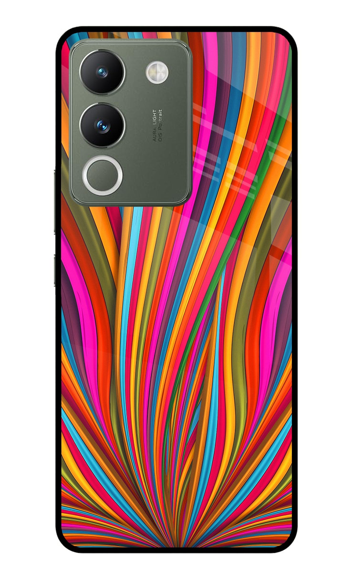 Trippy Wavy Vivo Y200 5G Back Cover