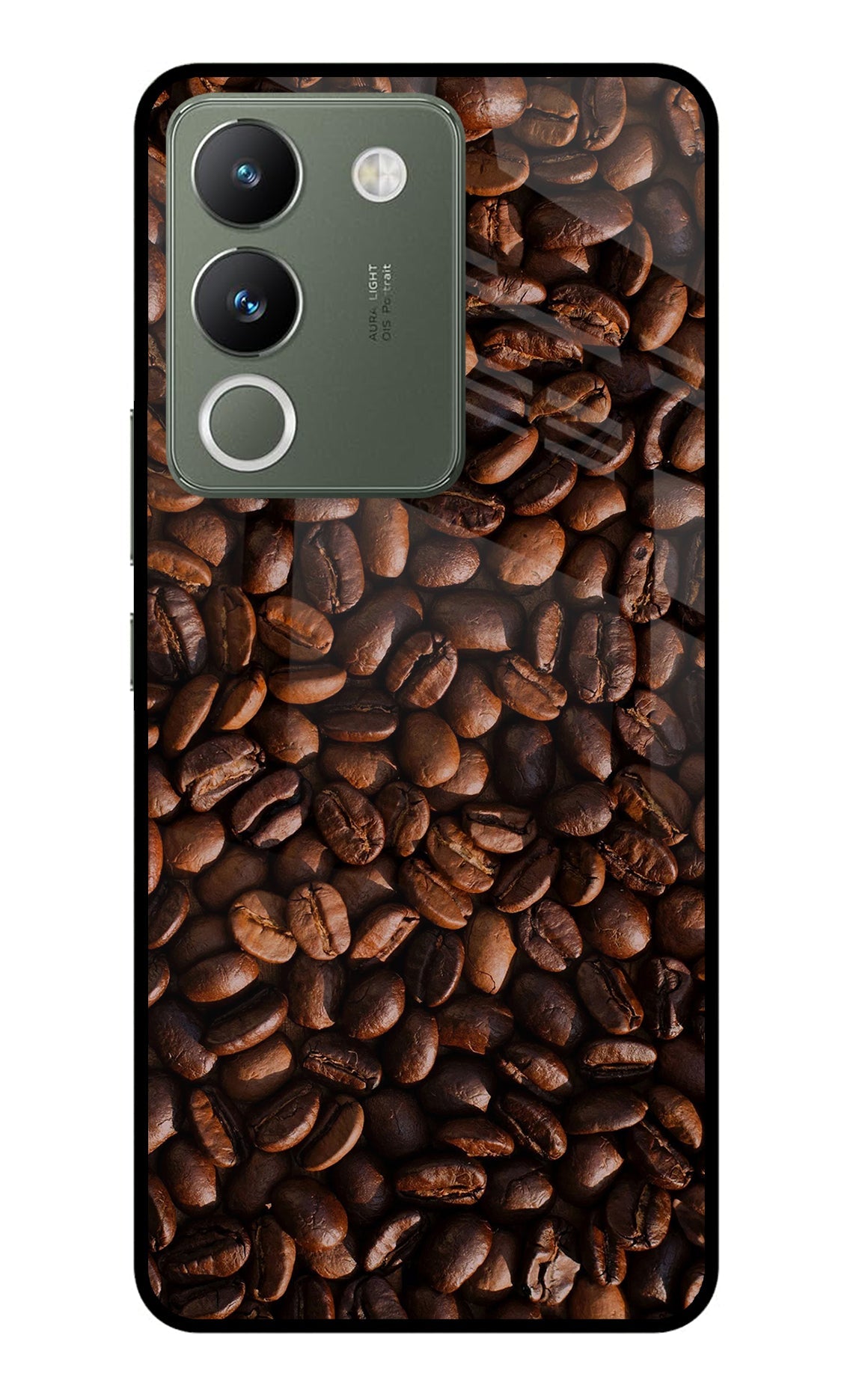 Coffee Beans Vivo Y200 5G Glass Case