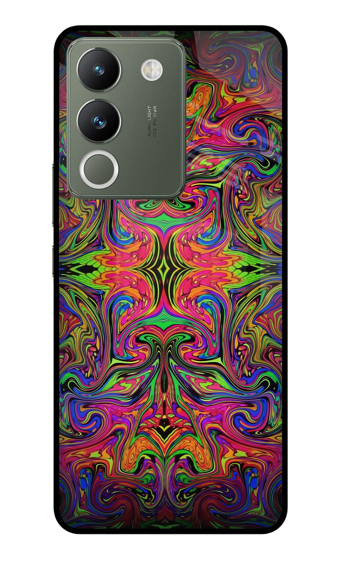 Psychedelic Art Vivo Y200 5G Back Cover