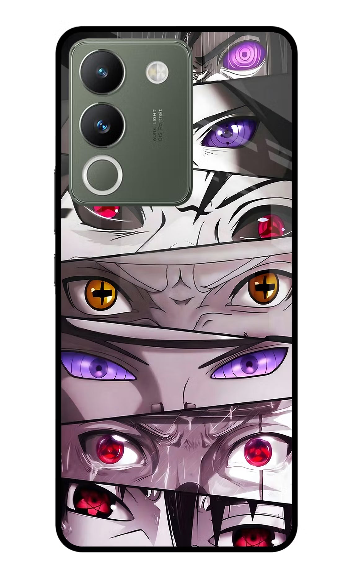 Naruto Anime Vivo Y200 5G Glass Case Back Cover by Casekaro