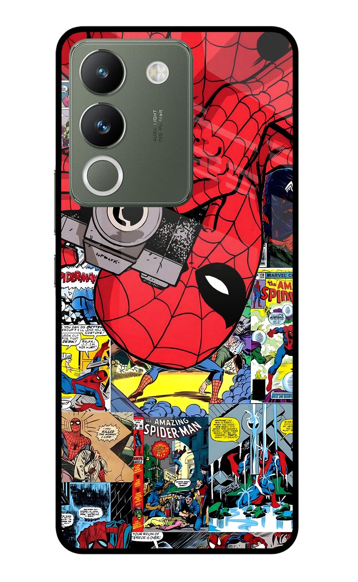 Spider Man Vivo Y200 5G Glass Case