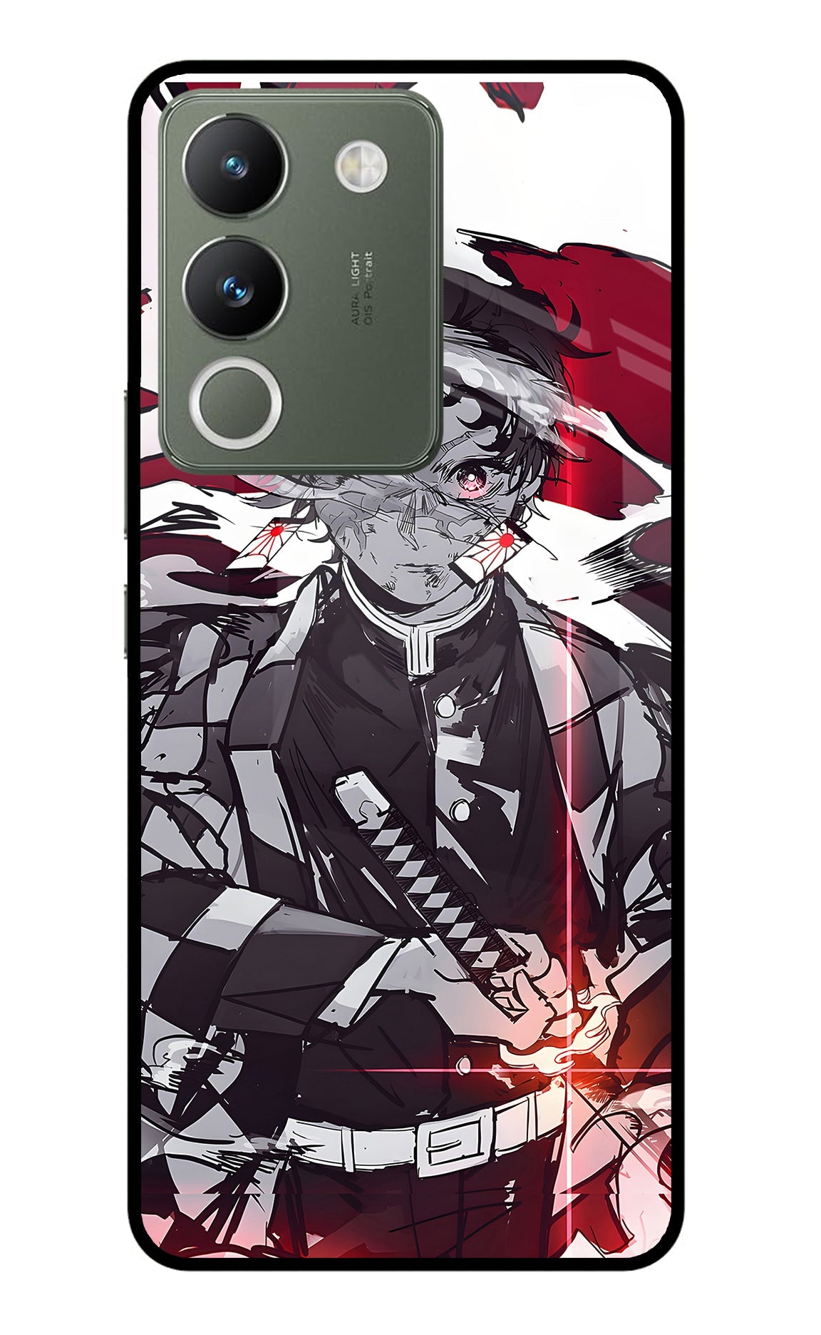 Demon Slayer Vivo Y200 5G Glass Case