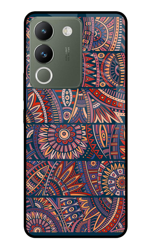 African Culture Design Vivo Y200 5G Glass Case