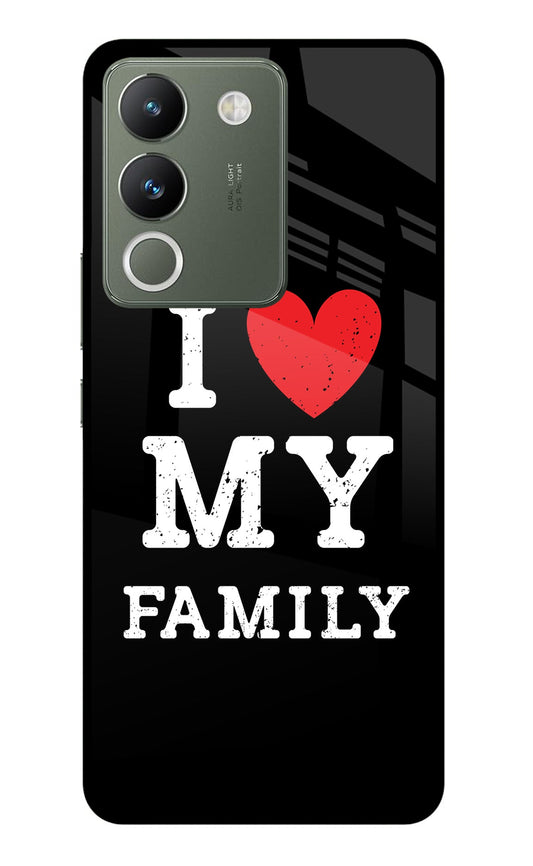 I Love My Family Vivo Y200 5G Glass Case