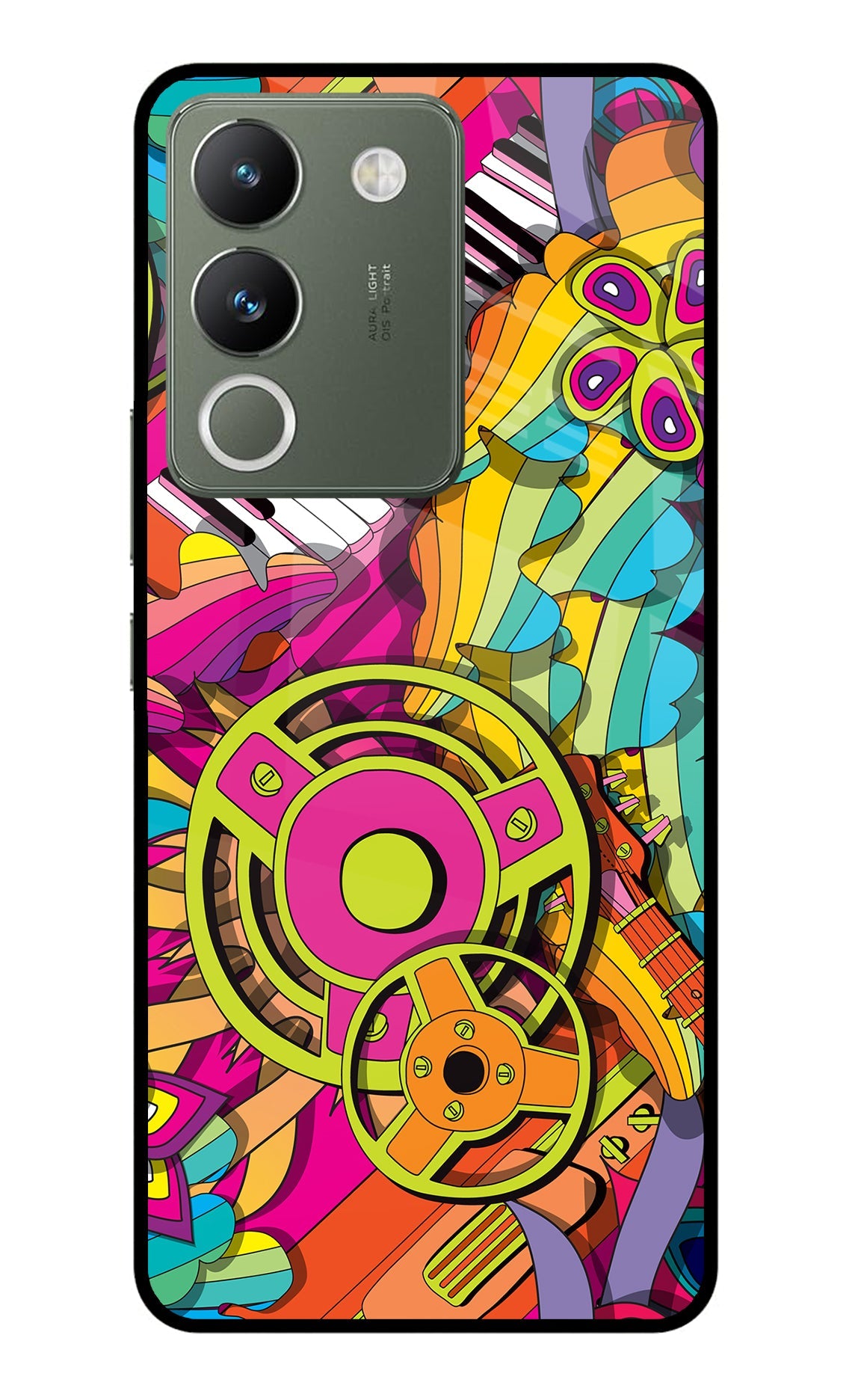 Music Doodle Vivo Y200 5G Back Cover