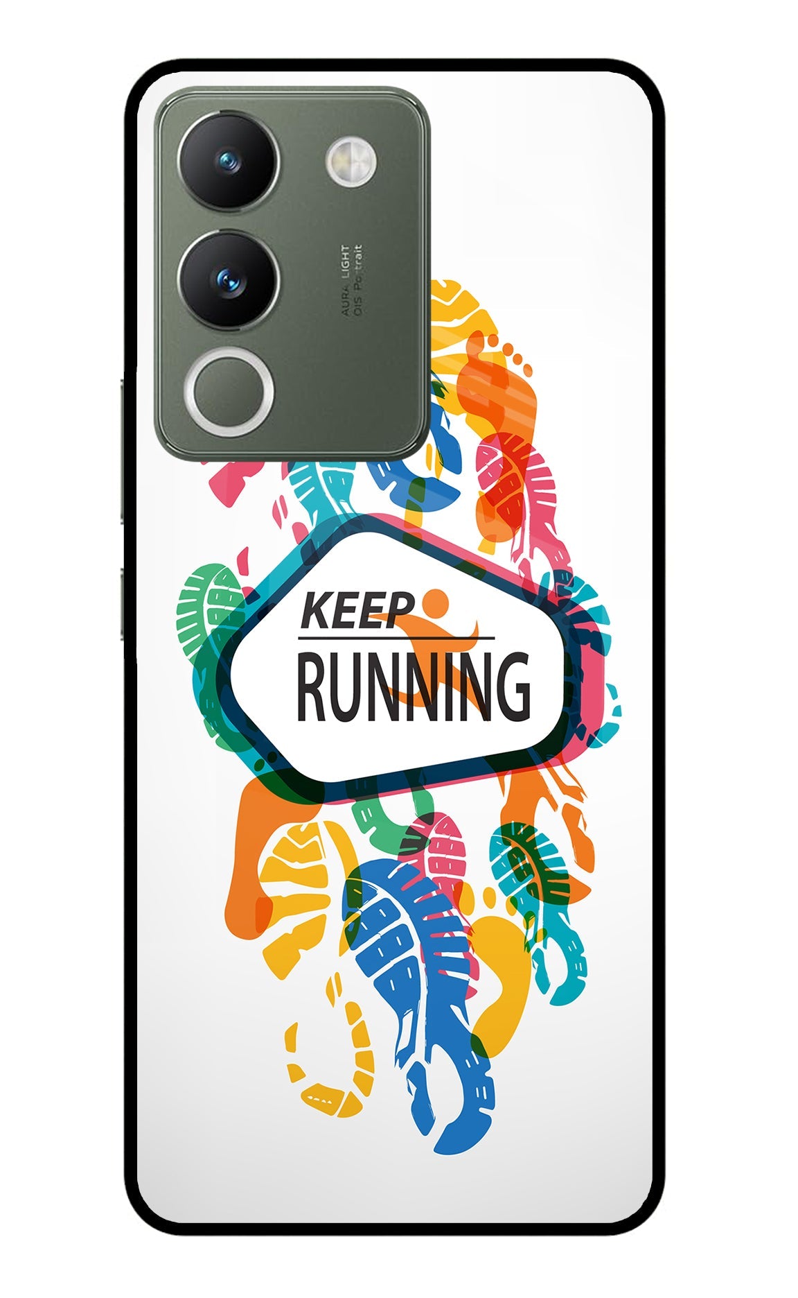 Keep Running Vivo Y200 5G Glass Case