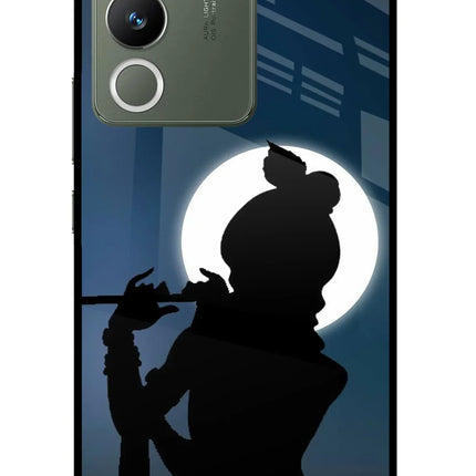 Shri Krishna Silhouette Vivo Y200 5G Glass Case