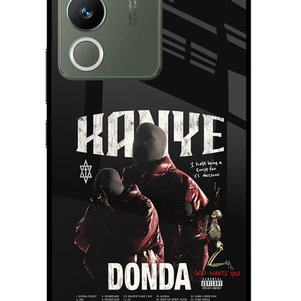 Donda Kanye West Vivo Y200 5G Glass Case
