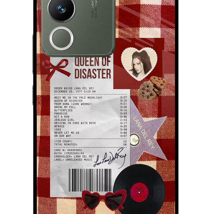 Queen of Disaster Vivo Y200 5G Glass Case