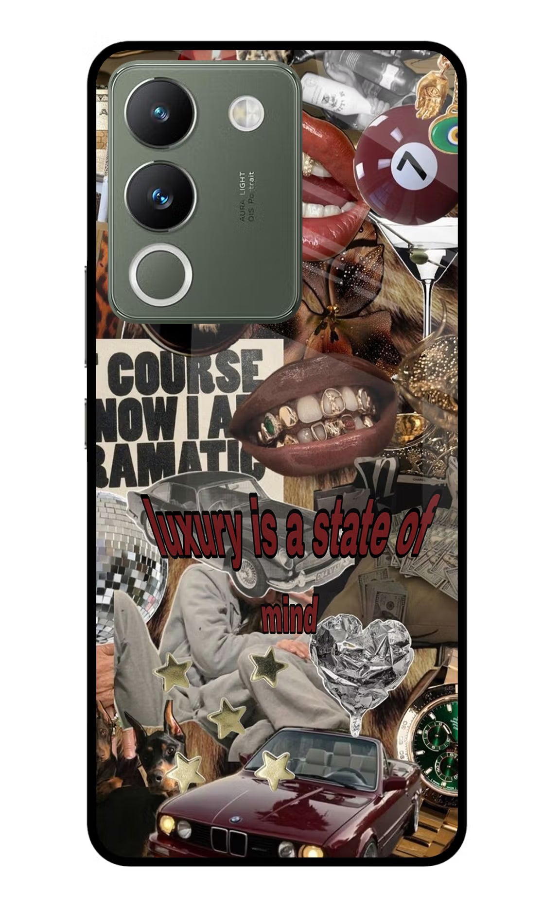 Luxury Vivo Y200 5G Glass Case Back Cover by Casekaro