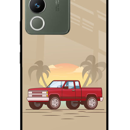 Desert Classic Drive Vivo Y200 5G Glass Case
