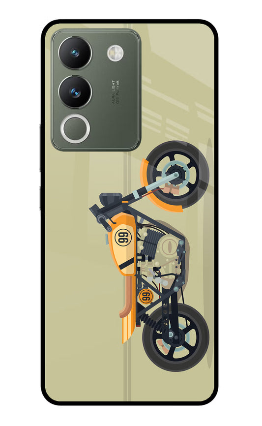 Vertical Speedster Vivo Y200 5G Glass Case