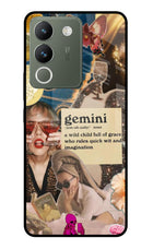 Gemini Zodiac Vivo Y200 5G Glass Case