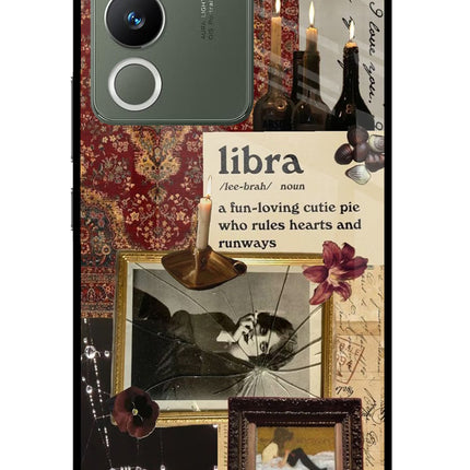 Libra Zodiac Vivo Y200 5G Glass Case