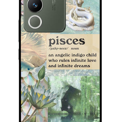 Pisces Zodiac Vivo Y200 5G Glass Case