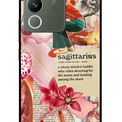 Sagittarius Zodiac Vivo Y200 5G Glass Case