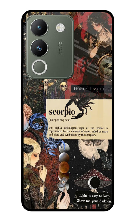 Scorpio Zodiac Vivo Y200 5G Glass Case