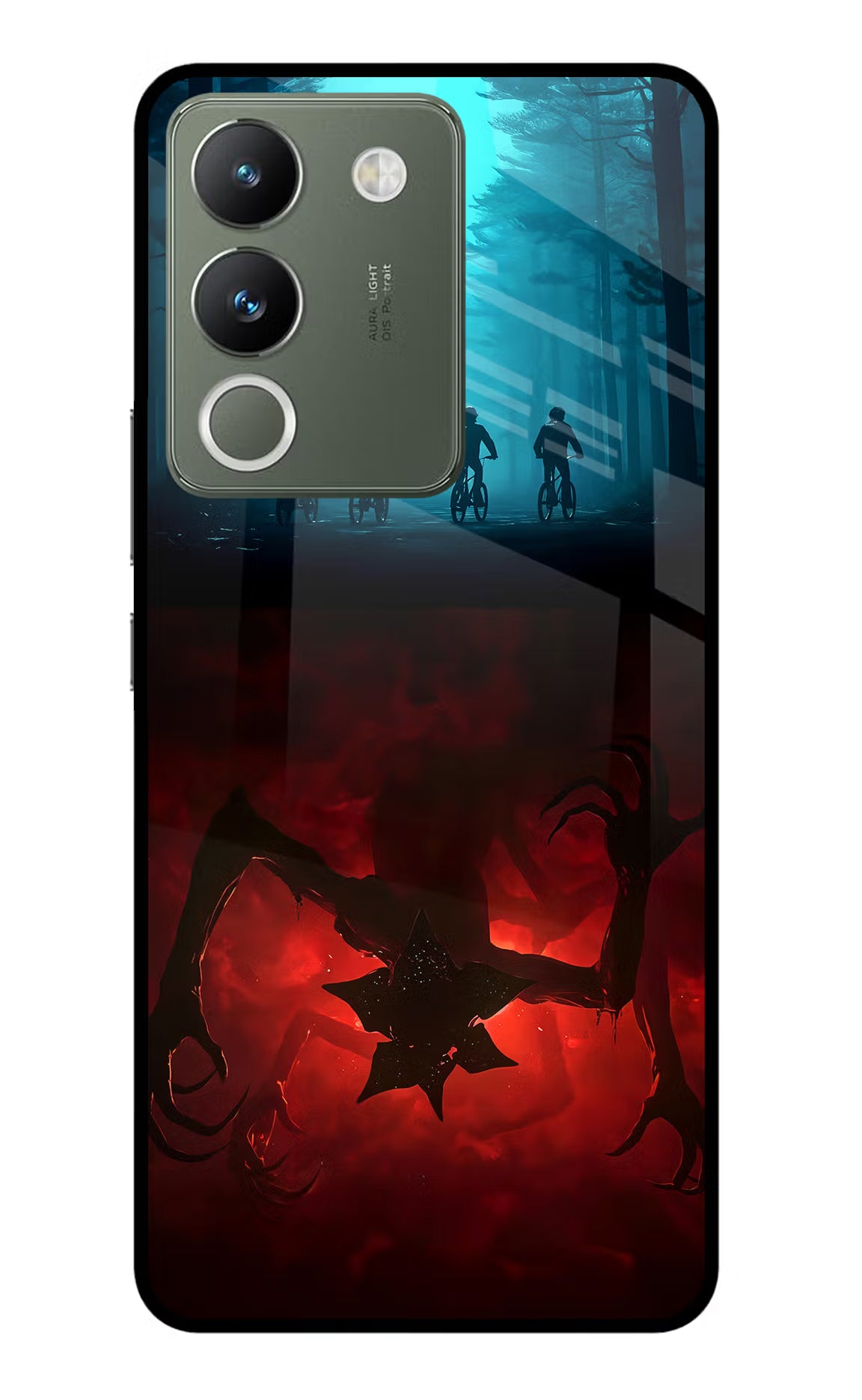 Ordinary Things Downside Up Vivo Y200 5G Glass Case Back Cover by Casekaro