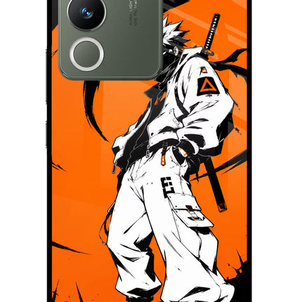 Street Samurai  Vivo Y200 5G Glass Case