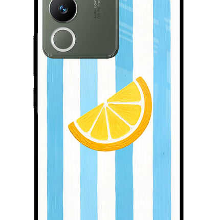 Summer Lemon Vivo Y200 5G Glass Case