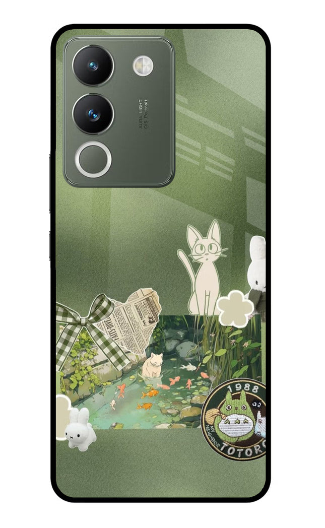 Aesthetic anime Vivo Y200 5G Glass Case
