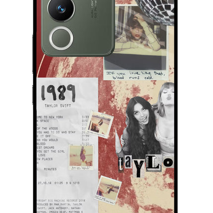 Taylor Swift Vivo Y200 5G Glass Case