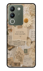 Vintage case Vivo Y200 5G Glass Case