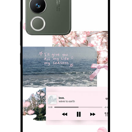 Wave to earth Vivo Y200 5G Glass Case