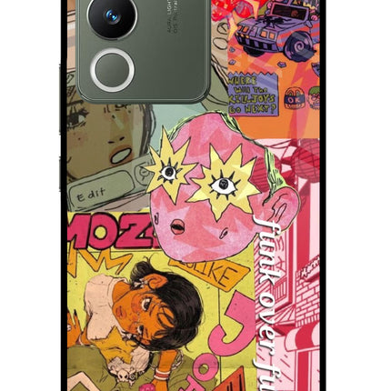 Funkover Vivo Y200 5G Glass Case