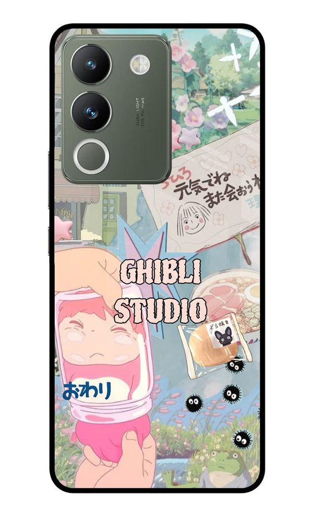 Studio Ghibli Vivo Y200 5G Glass Case