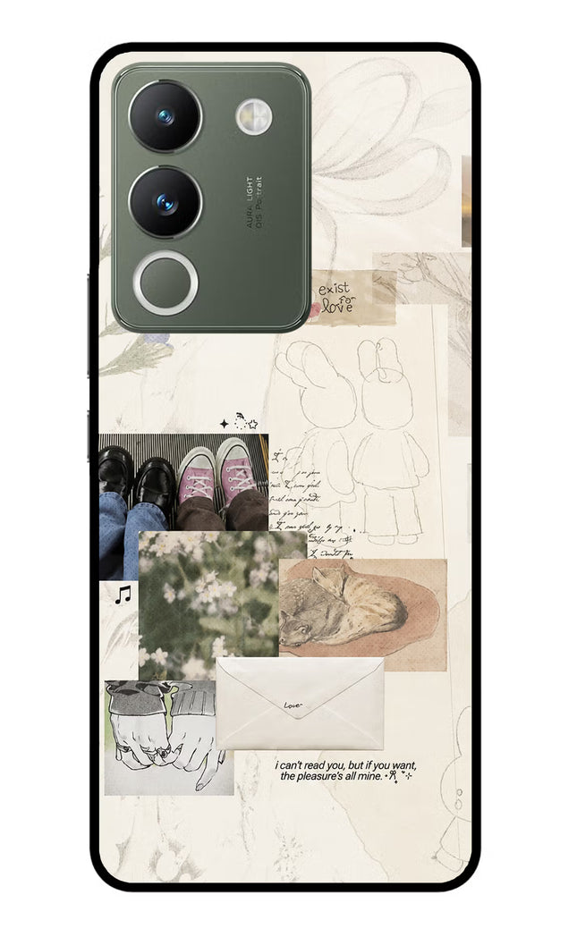 Soft Aesthetic Vivo Y200 5G Glass Case
