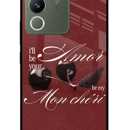 Velvet Cherry Vivo Y200 5G Glass Case