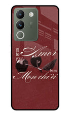 Velvet Cherry Vivo Y200 5G Glass Case