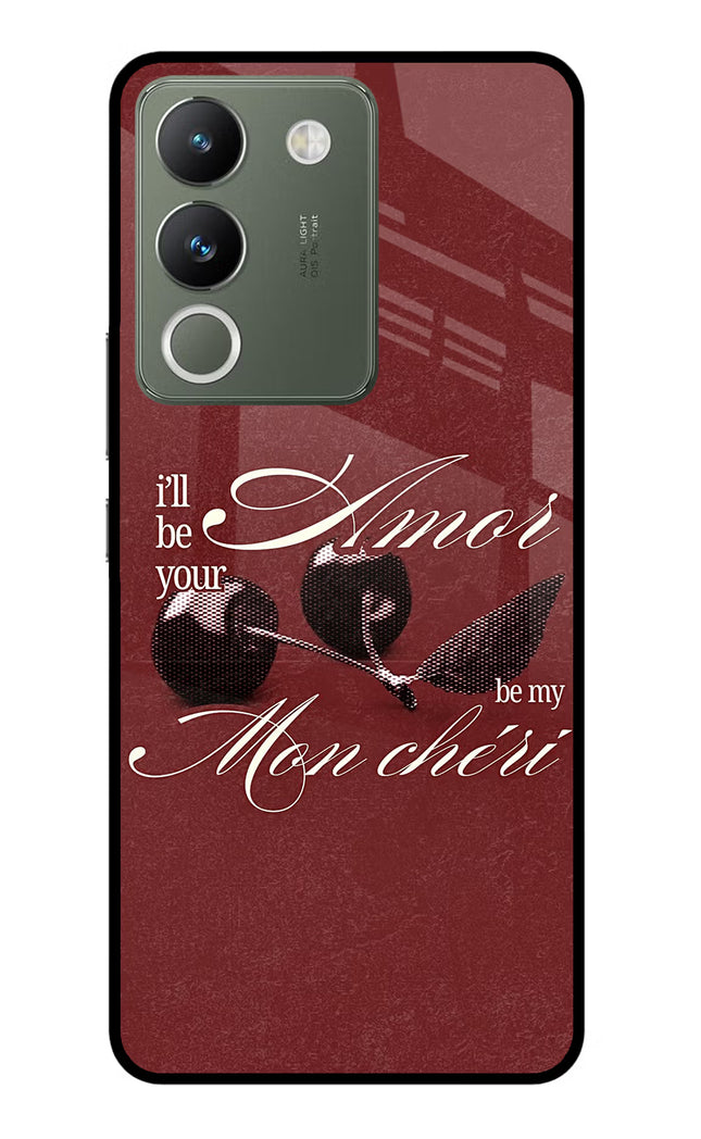 Velvet Cherry Vivo Y200 5G Glass Case