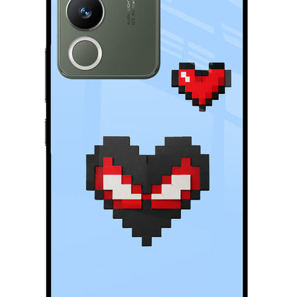 Peter Heart Vivo Y200 5G Glass Case