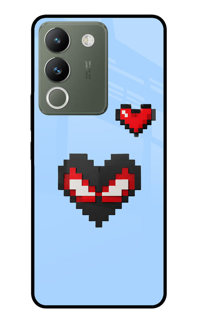 Peter Heart Vivo Y200 5G Glass Case