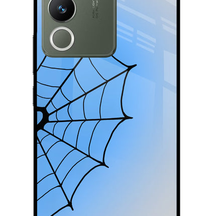 Blue Web Vivo Y200 5G Glass Case
