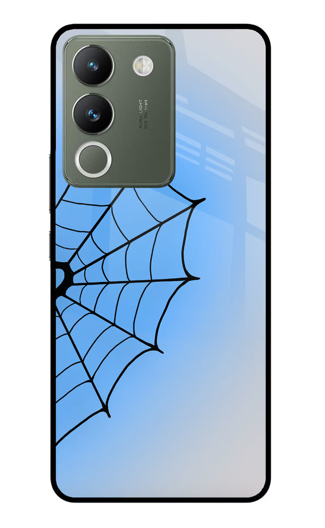 Blue Web Vivo Y200 5G Glass Case