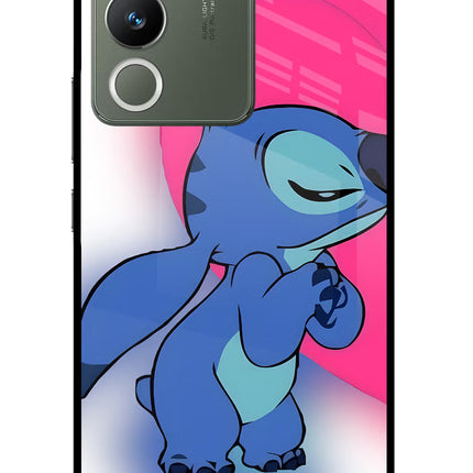 Stitch Hug Vivo Y200 5G Glass Case