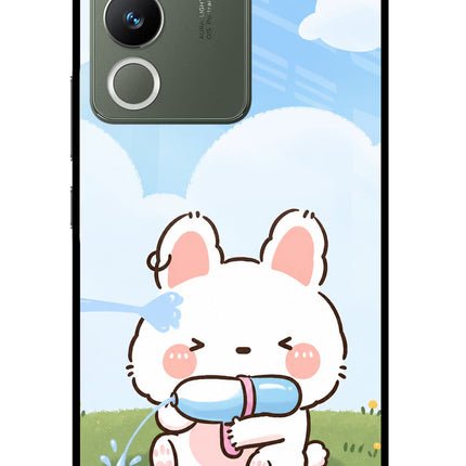 Bunny Treat Vivo Y200 5G Glass Case