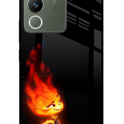 Ember Flame Vivo Y200 5G Glass Case