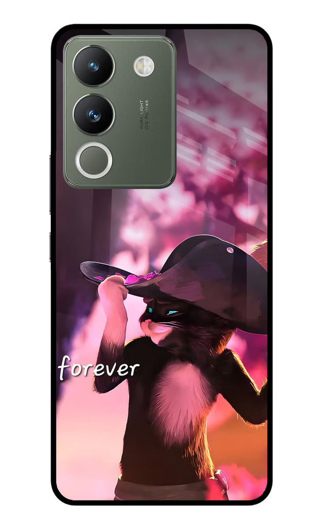 Forever Cat Vivo Y200 5G Glass Case