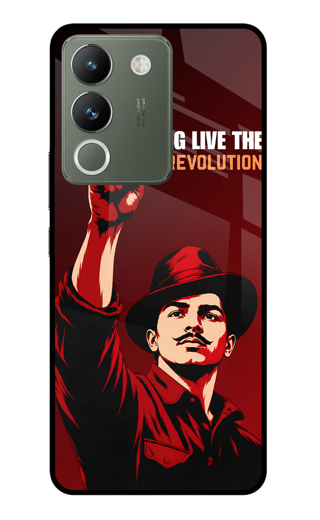 Bhagat Singh Revolution Vivo Y200 5G Glass Case