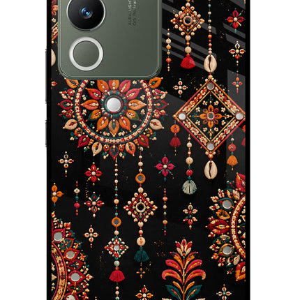 Boho Noir Vivo Y200 5G Glass Case