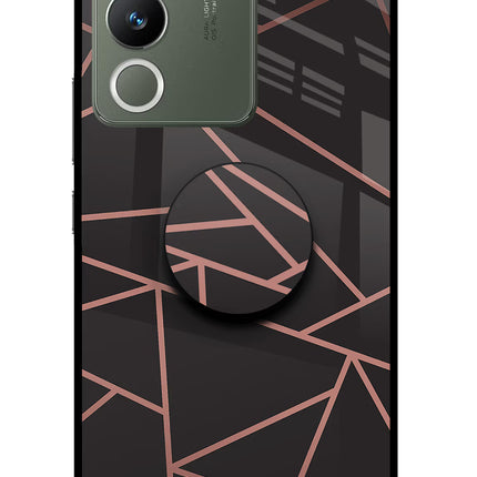 Geometric Pattern Vivo Y200 5G Glass Case