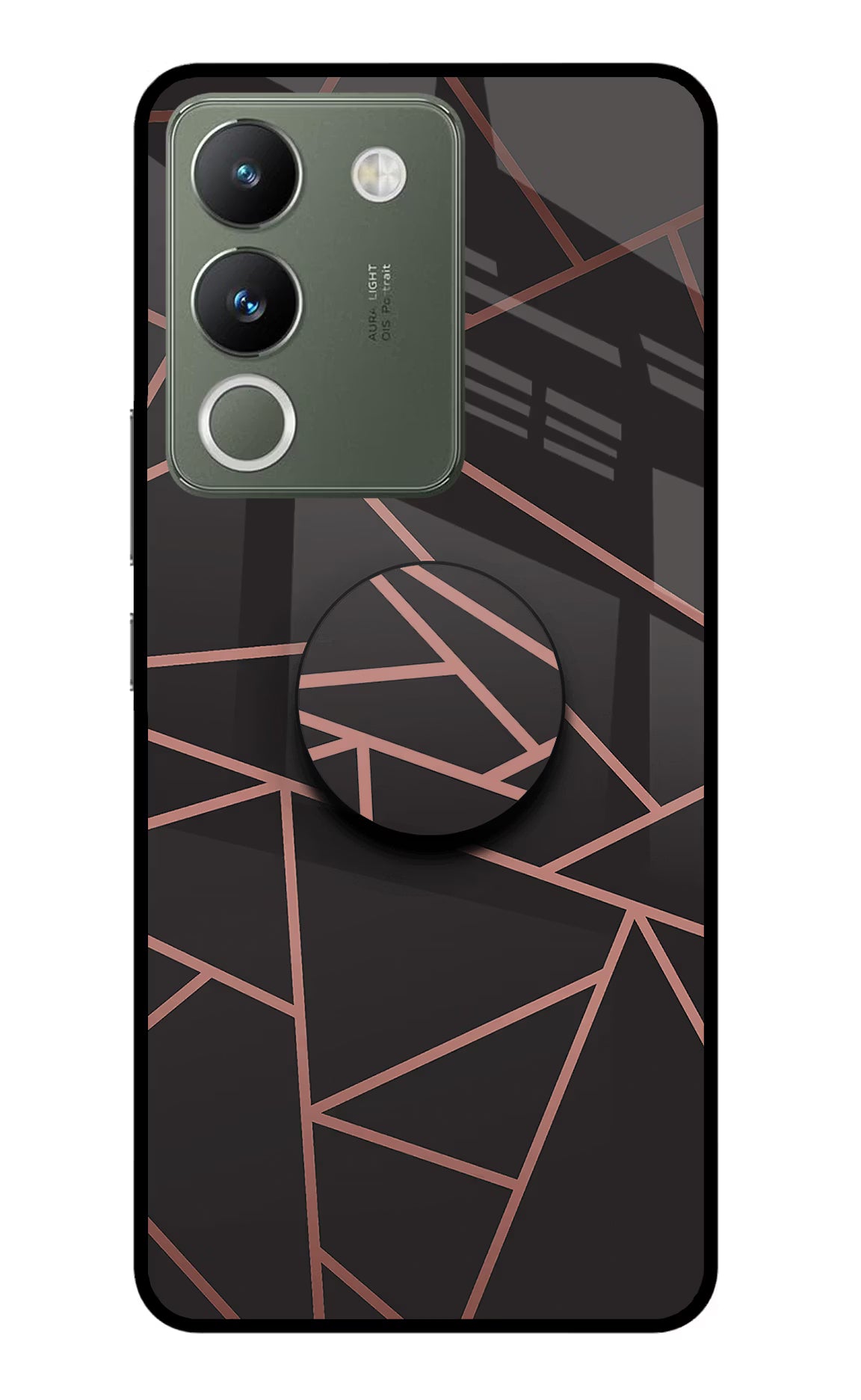 Geometric Pattern Vivo Y200 5G Glass Case