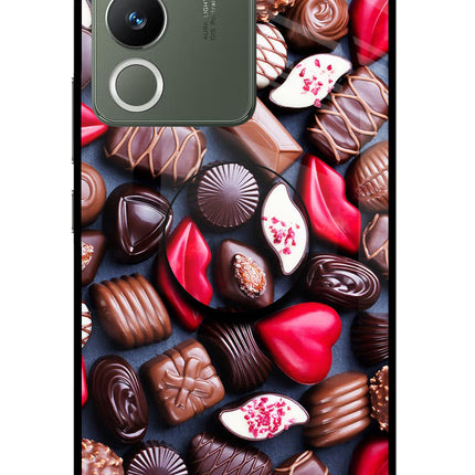 Chocolates Vivo Y200 5G Glass Case