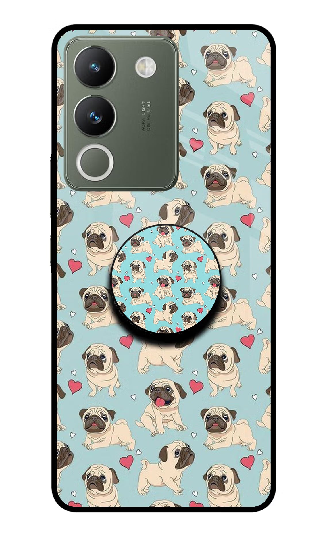 Pug Dog Vivo Y200 5G Pop Case by Casekaro