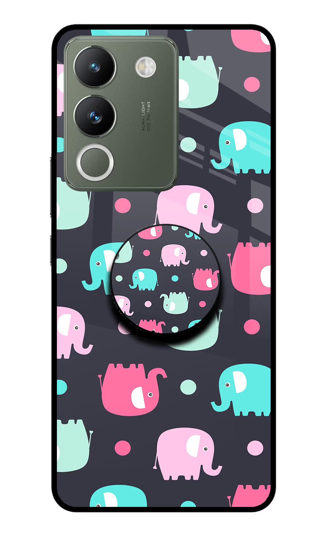 Baby Elephants Vivo Y200 5G Pop Case by Casekaro